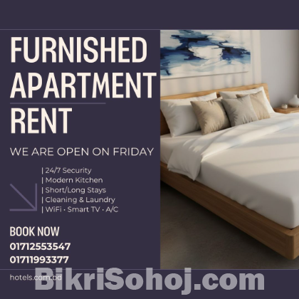 Luxury Furnished 3-Bed Apartment, Bashundhara R/A